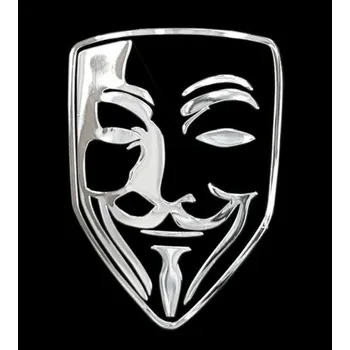 Samolepicí dekorace na vozidlo Samolepicí dekor niklovaný - Maska