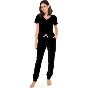 Dámské pyžamo Tepláková souprava Audrey Black - Babella L