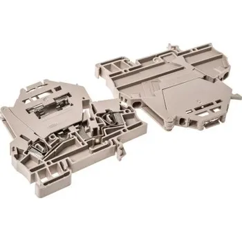 Rozvaděč Svorkovnice na lištu DIN s pojistkou, řada: ZSI 5 x 20mm Béžová