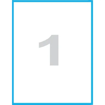 Samolepící etiketa Etikety MP print samolepící A4, 210x297 mm, 1ks/arch, 100 archů, reflexní růžové