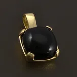 Goldpoint Zlatý přívěsek přírodní Onyx Váha: 1.11 g