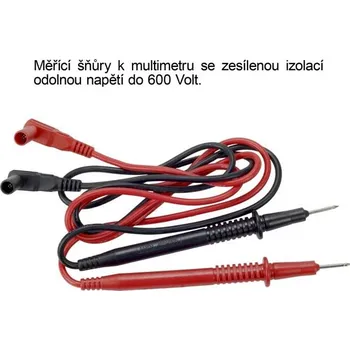HADEX Měřící šňůry 600V/10A délka 110cm, průřez 0,8mm2