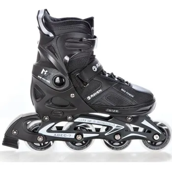 Kolečkové brusle Raven Pulse black EU 33-36 + DÁREK