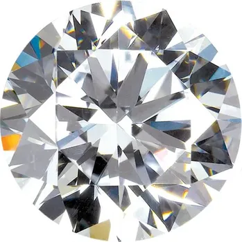 Materiál na výrobu šperku Šperky4U CZ Kubický zirkon - Clear, 100ks - CZ01-1.00_100