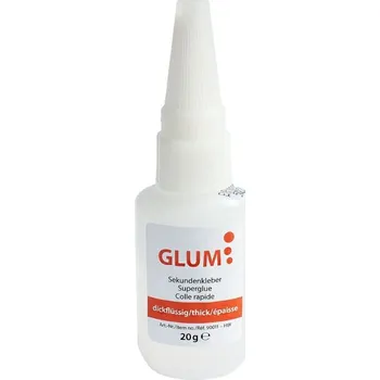 Průmyslové lepidlo Siva Vteřinové lepidlo husté 20g