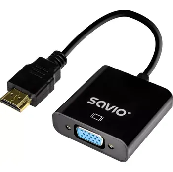 Video redukce Adaptér HDMI na VGA Savio AK-75