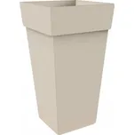 Květináč GARDINO Květináč MELROSE QUADRATE, 45 x 45 x 65cm, béžový