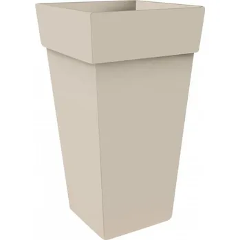Květináč Květináč GARDINO Květináč MELROSE QUADRATE, 45 x 45 x 65cm, béžový