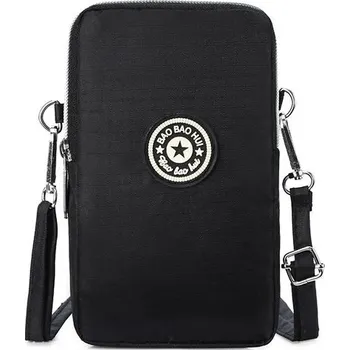 Sportovní peněženka s kapsou pro mobil - černá