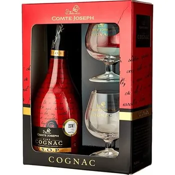 Brandy Comte Joseph VSOP 40% 0,7l (dárkové balení 2 sklenice)