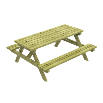 Zahradní lavice Benito Piknikový stůl z borovicového dřeva TAULA Picnik 180 cm