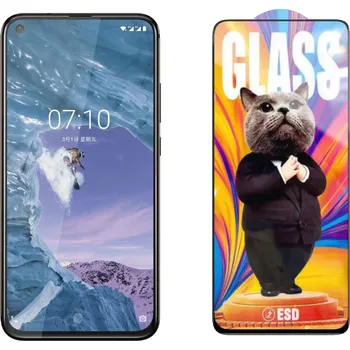 3D Ochranné tvrzené sklo na Nokia X71 - Mr. Cat ESD