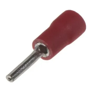 Konektor Kabelový kolík 1,9 mm červený, 100 ks