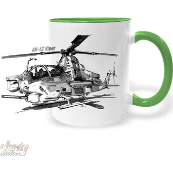 Hrnek - Vrtulník AH-1Z Viper Barva: Zelená