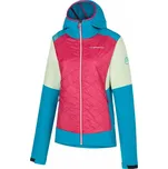 Dámská zimní bunda La Sportiva Kap Hybrid Hoody W Cerise/Crystal|M
