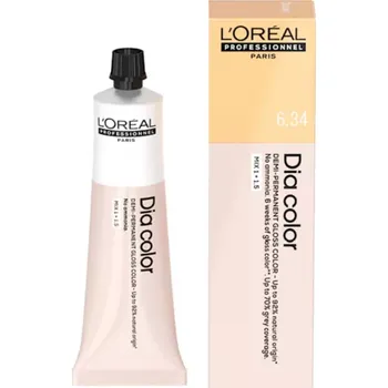 Vlasová kosmetika L'ORÉAL PROFESSIONNEL L'ORÉAL PROFESSIONNEL DIA COLOR 6.34 60 ml