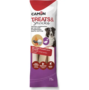 Pamlsek pro psa CAMON SNACKS TYČINKA KROUCENÁ S KACHNOU 75 g
