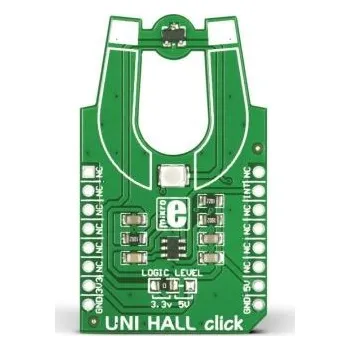 Hallova sonda, klasifikace: Modul magnetického spínače for 74LVC1T45, US5881 UNI HALL Click MIKROE-1647,