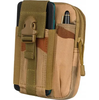 Peněženka Taktická taška na opasek z polyesteru Barva: béžová || světle zelená