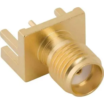 Síťový konektor Konektor N, Samice, orientace těla: Rovný, Průchozí otvor, 50Ω, typ připojení: Se závitem izolace pájením plus 165°C -65°C,