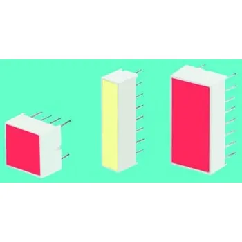 Polovodič LED displej Světelná lišta barva LED diody Červená 20 mcd Kingbright 625 nm