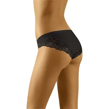 Dámská móda Dámské kalhotky Fluffy Soft Black - Wol-Bar XL