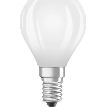 Lampička OSRAM LED žárovka kapka E14 1,2W matná 4000K 255lm