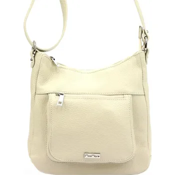 Kabelka Kožená kabelka MiaMore béžová KZ2245111