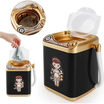 Kosmetický štětec Mini pračka | čistič kosmetických štětců - černá