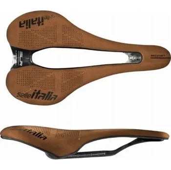 Sedlo na kolo Sedlo Selle Italia SELLE ITALIA SLR BOOST KIT CARBONIO, Superflow L (id match L3), Carbon Rail+10mm, Nubuk Line Limited Edition (NOVINKA)