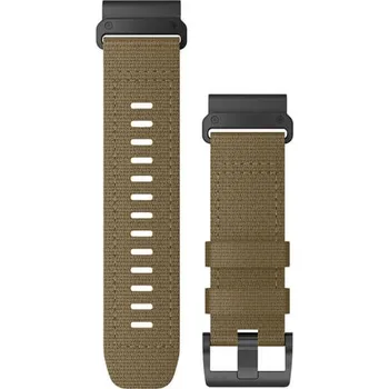 Řemínek na hodinky Řemínek Garmin QuickFit 26 nylon Tactical Coyote Tan