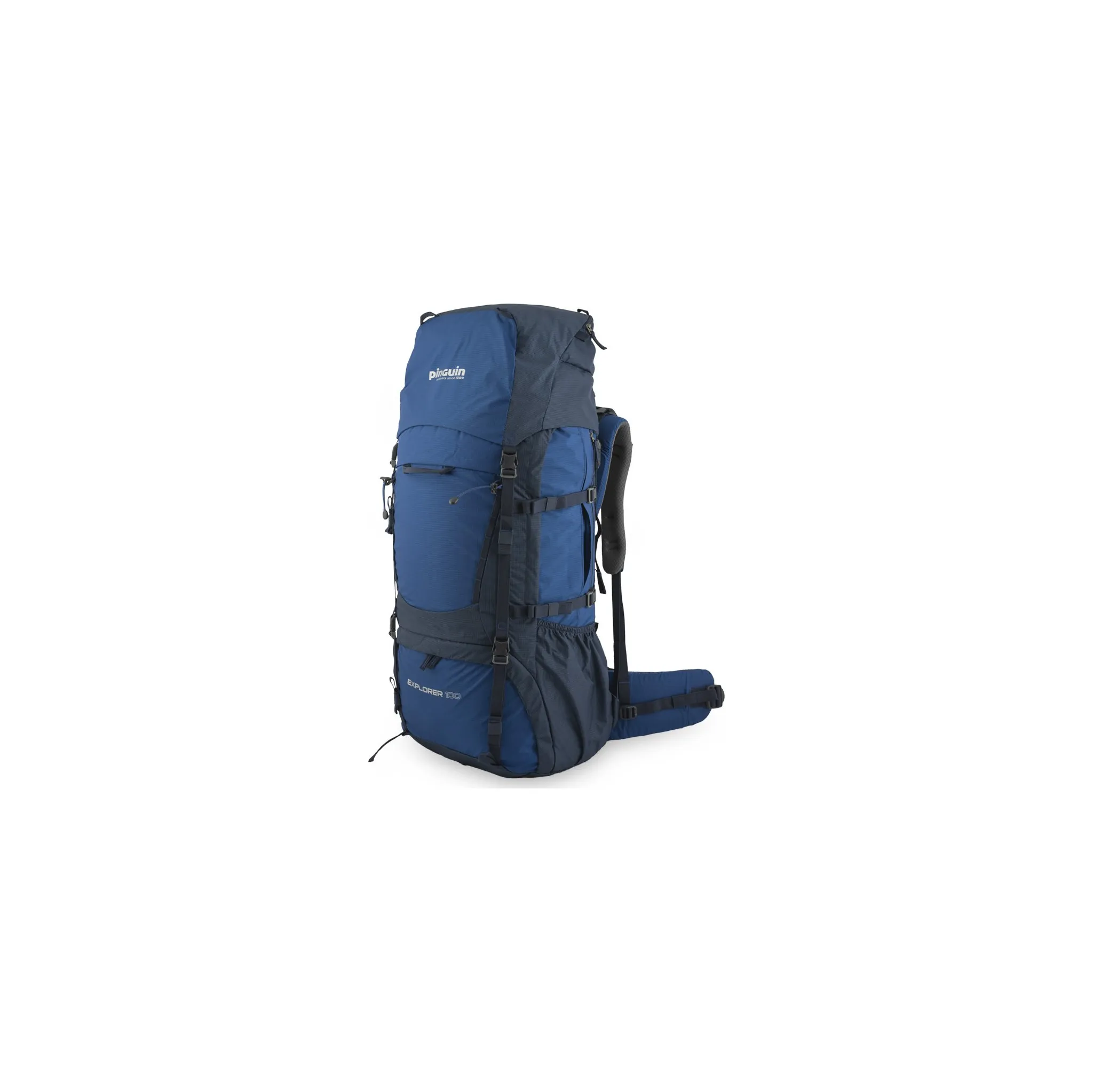 Fotografie 1 - Turistický batoh Pinguin Explorer 100 l modrý
