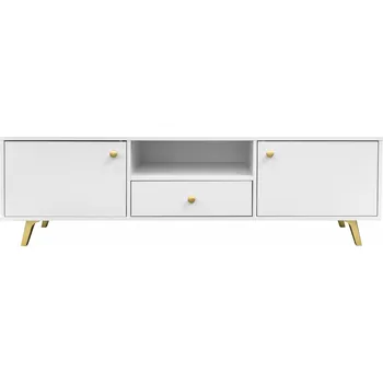 Televizní stolek STO Televizní stolek SIENA, 160 cm Bílá