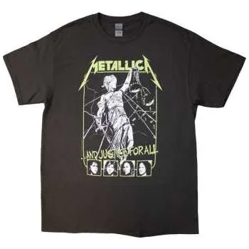 Merch Metallica: Metallica Unisex T-shirt: Justice Faces (small) S