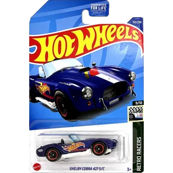 autíčko HOT WHEELS - Shelby Cobra 427 S/C Blue (E3)