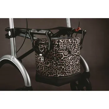 Chodítko pro seniory Brašna JOST ke Karbonovému chodítku - Leopardí