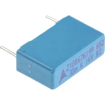 Fóliový kondenzátor, řada: B32652 33nF ±10procent 1 kV dc, 250 V ac, Průchozí otvor EPCOS