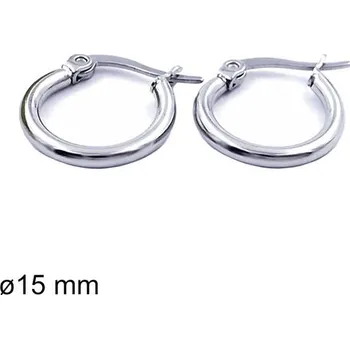 Náušnice Kruhy - 15 x 15 mm - 2.2g