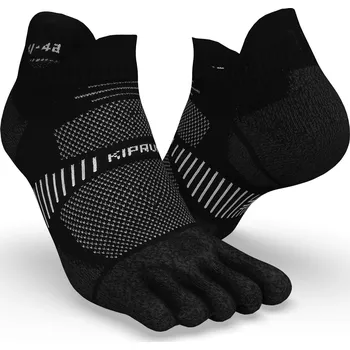 Pánské ponožky KIPRUN Nízké běžecké prstové ponožky Run 900 tenké 45/46 ČERNÁ