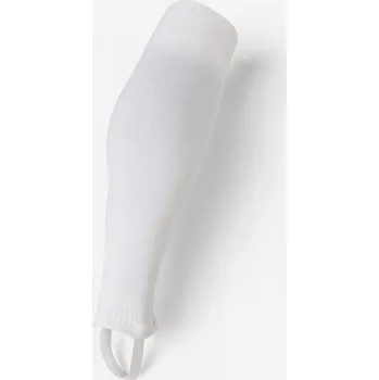 Štulpny KIPSTA Dětské fotbalové štulpny bez ponožky bílé 2XS