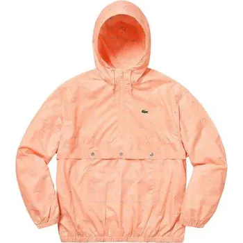 Pánské tenisky Supreme LACOSTE Reflective Grid Nylon Anorak "Peach" Velikosti: S