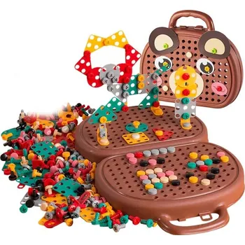 ostatní stavebnice Macko vzdělávací hračka 203 dílná, stavebnice