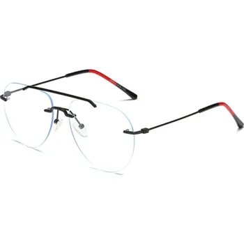 Sluneční brýle VeyRey Brýle blokující modré světlo pilotky Dag černá