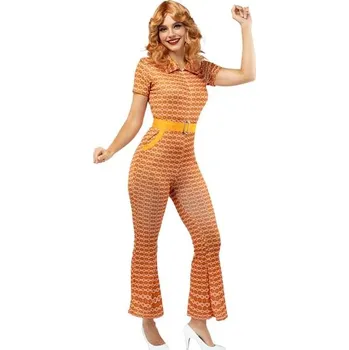 Karnevalový kostým Funiglobal - Plus size kostým 70. léta pro ženy - XL