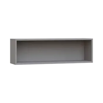 police NXPB - 100 police na zeď, 240x1000x300, šedá