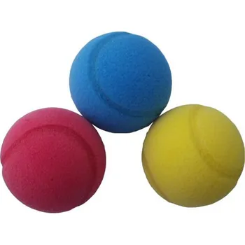 Dětský míč ACRA Molitanový míček 7 cm, porézní Barva: modrá