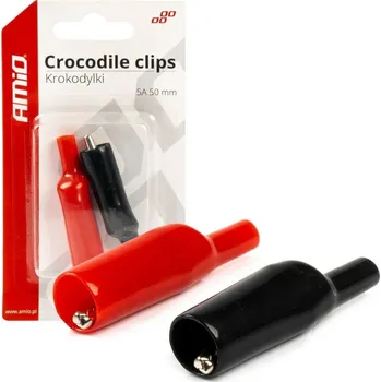 Síťový konektor Krokosvorky 2 ks 5A 50mm