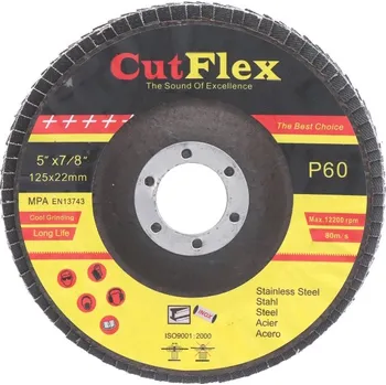 Brusný kotouč Lamelový kotouč na ocel a nerez - ø125mm zrno P60