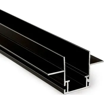 LED páska Deko-Light Combo vestavný montážní profil s křídly, 13mm, 1m černá 970821
