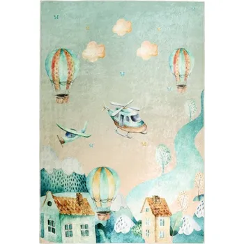 Koberec Dětský koberec Balón modrošedý - Dětský koberec Balón modrošedý